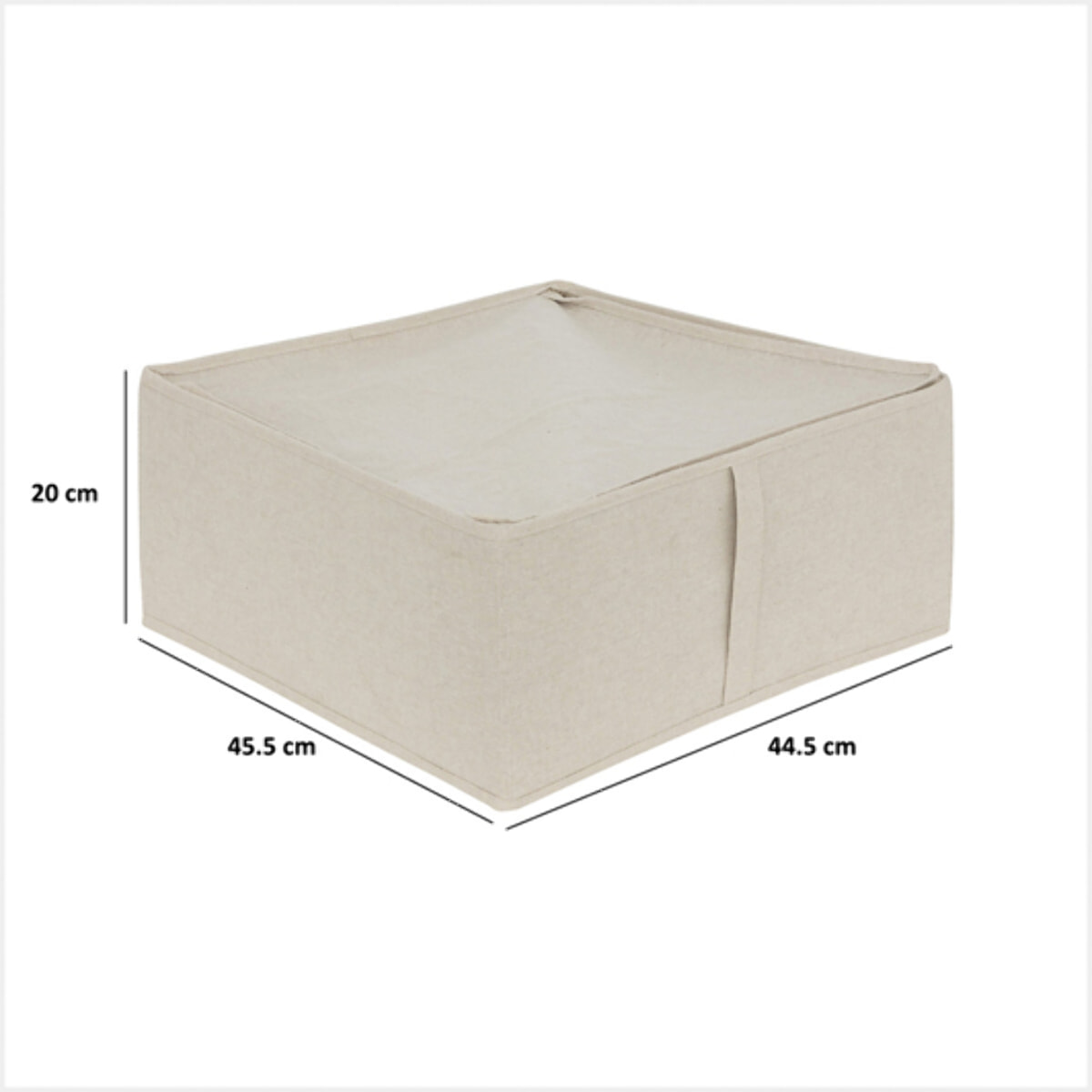 Housse de rangement "Groomy" rigide beige