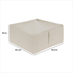 Housse de rangement "Groomy" rigide beige