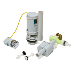 Glass pack WC bâti-support avec plaque de commande + WC suspendu Ceramia sans bride avec abattant SoftClose (STGLBCEPXWT01-FR)