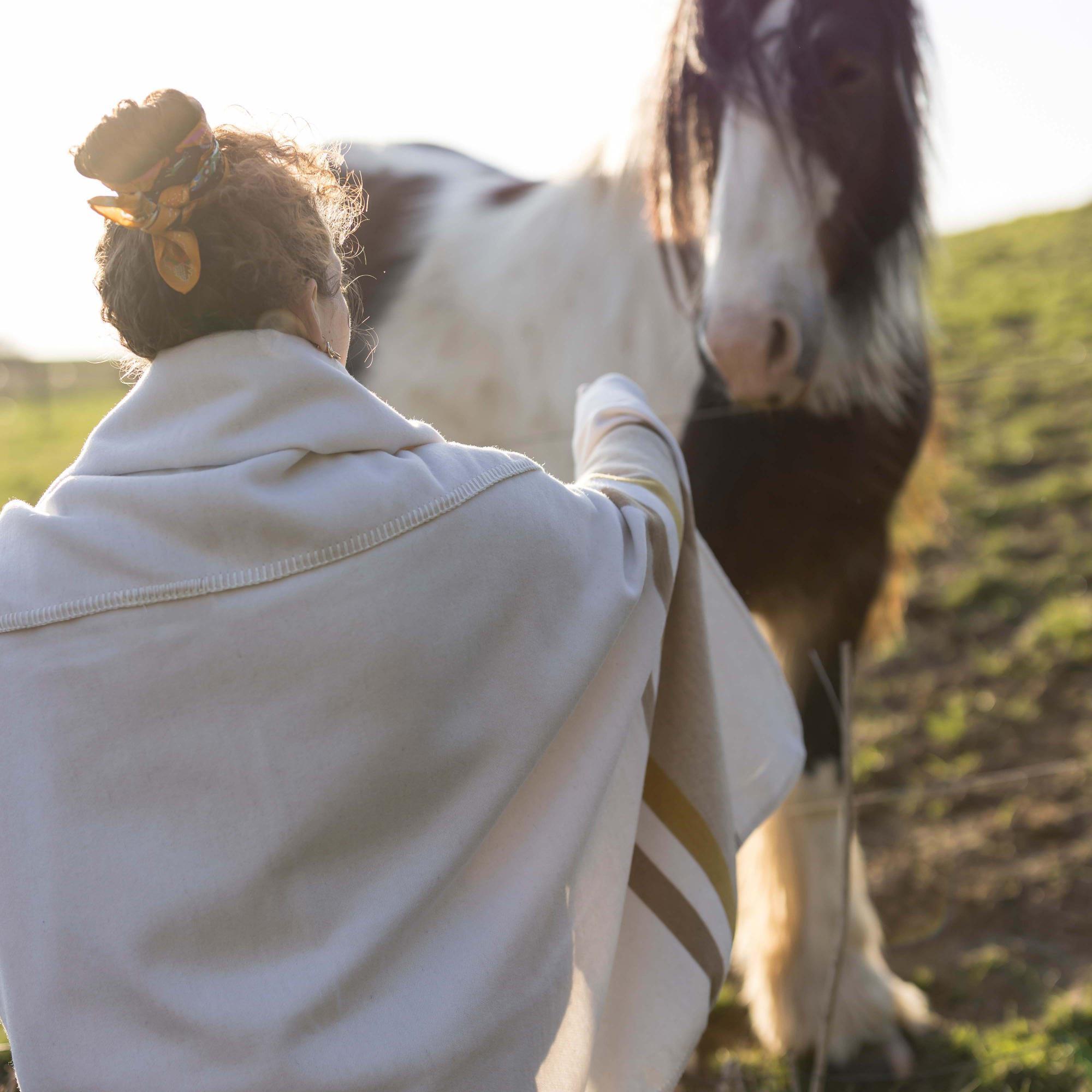 Jeté jacquard recyclé Gioia