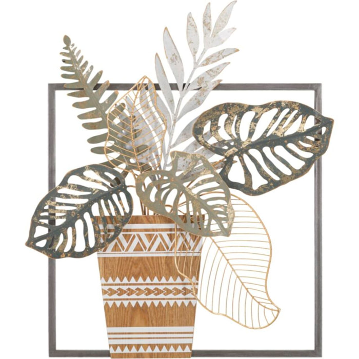 PANNELLO IN FERRO VASO CM 54X6,4X62,9