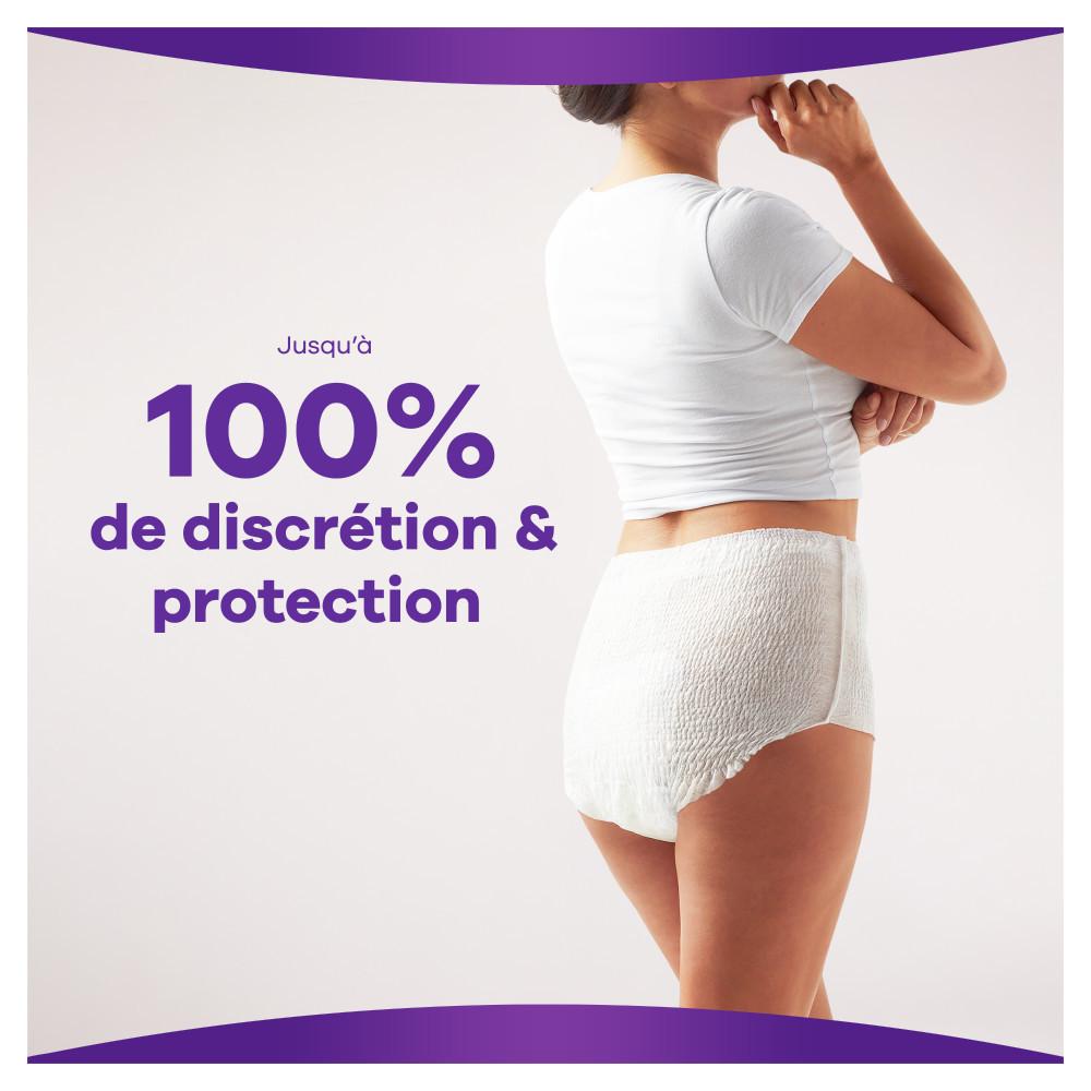 4x9 Culottes pour Incontinence Always Discreet - Taille M - Blanc