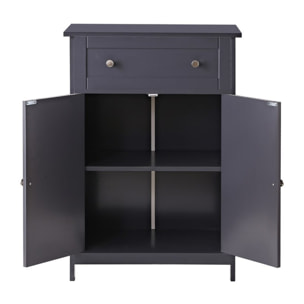 Mobile bagno 60x35x87 cm grigio - Jessica