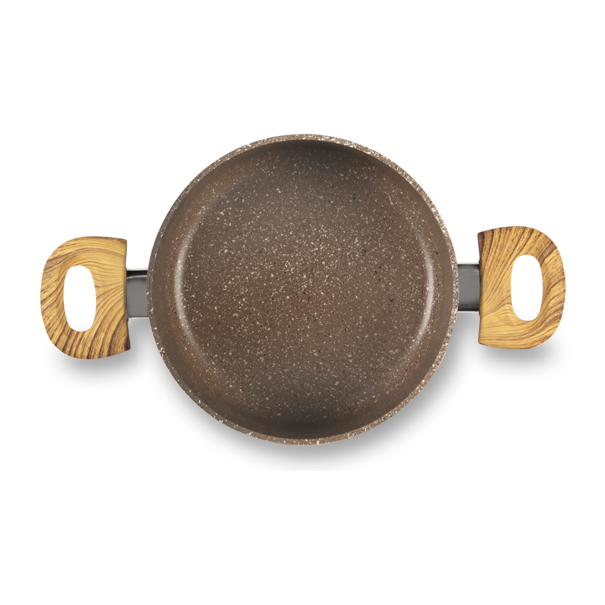 Casseruola 20 cm Excelsa – Wood & Stone, Alluminio Beige