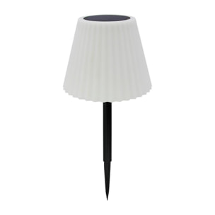 Lampe de table solaire 2 en 1 LADY SPIKE BOUFFANT H62cm