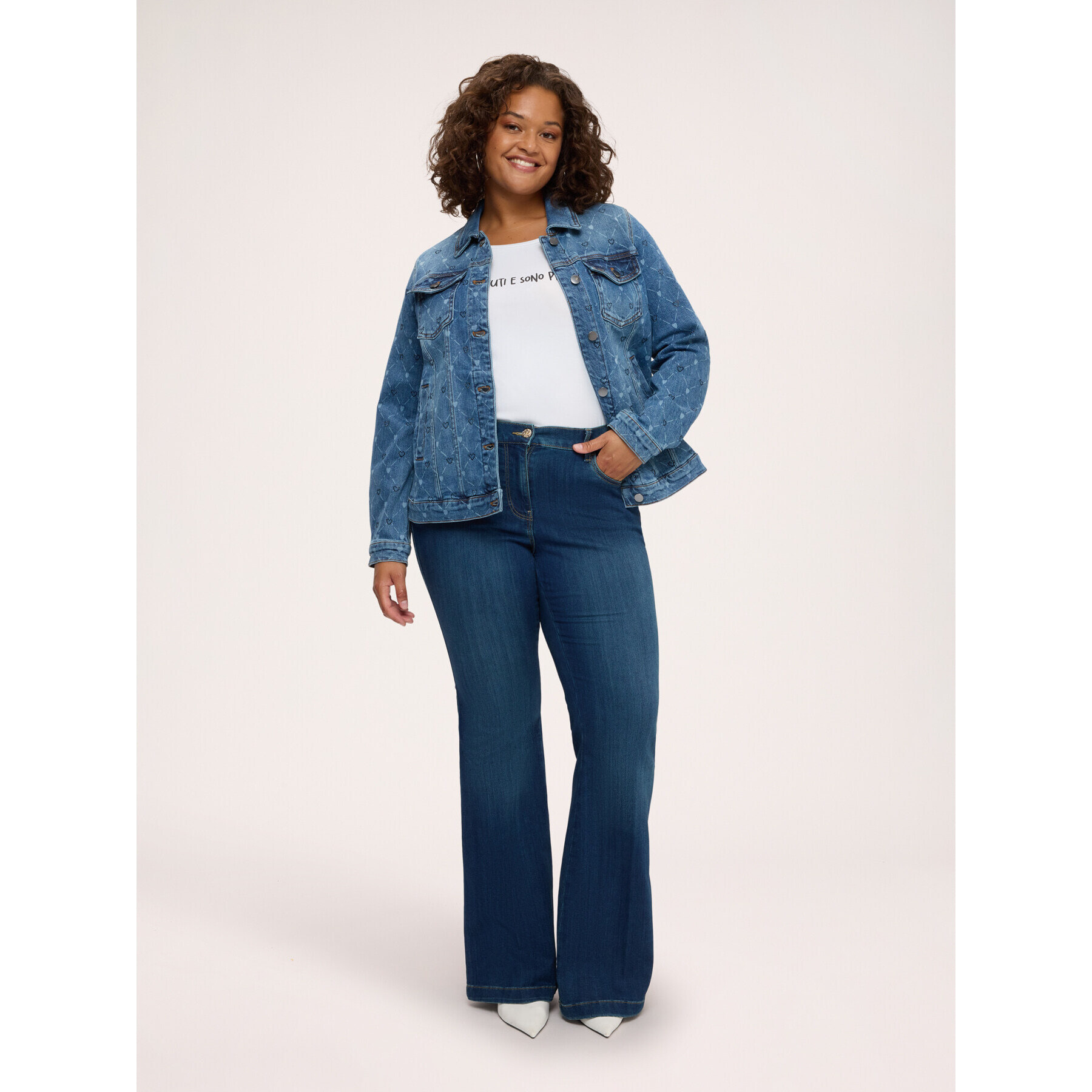 Fiorella Rubino - Jeans Flare lavaggio blu - Blu