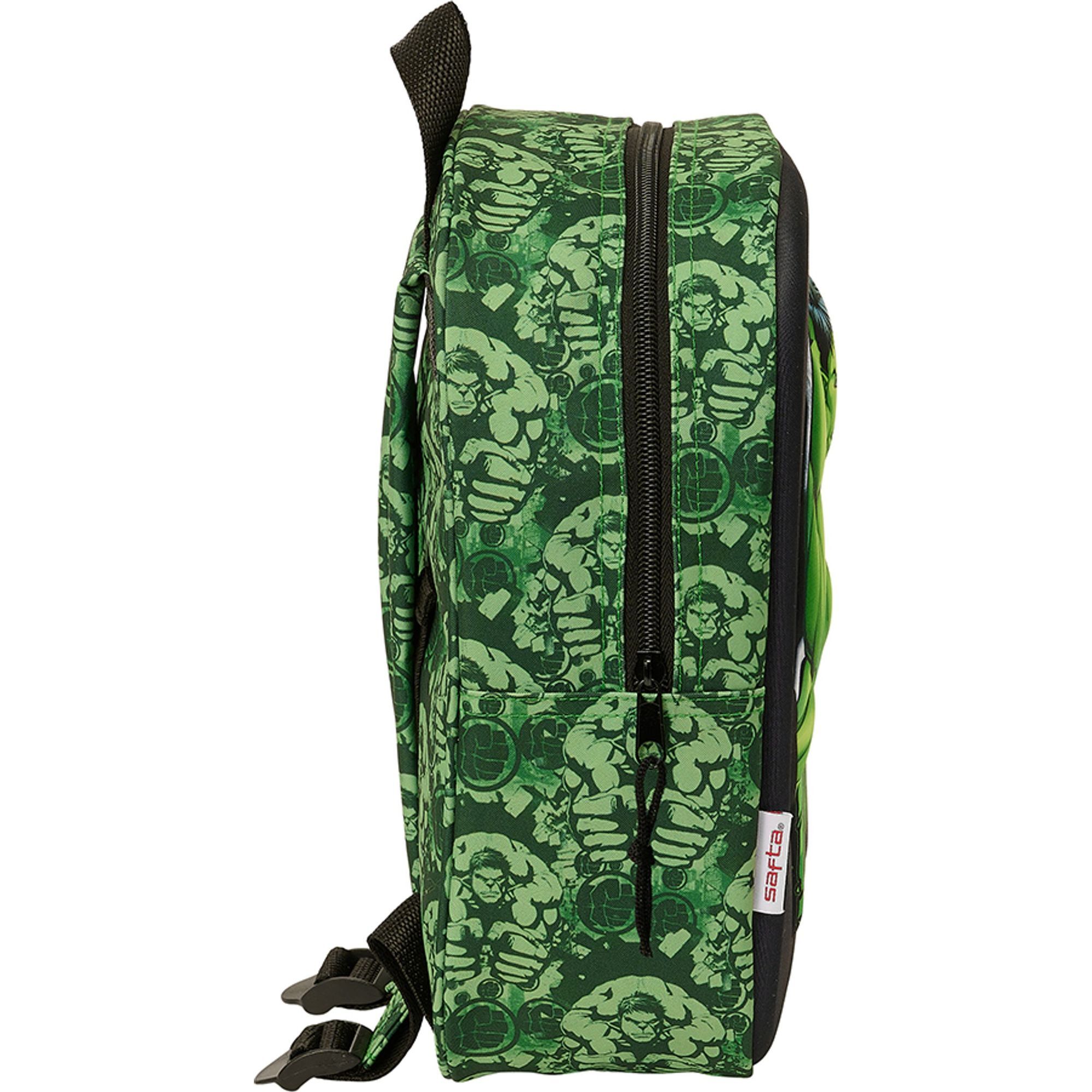 Mochila guarderia 3d bolsillo red hulk