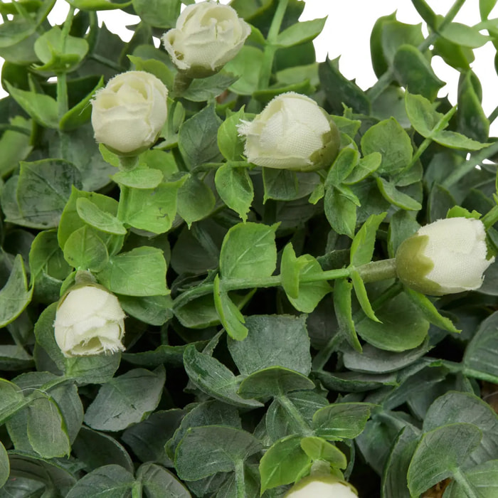 Rosier artificielle suspendue Musa 42 cm