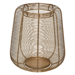 Lanterne doré 27x27cm