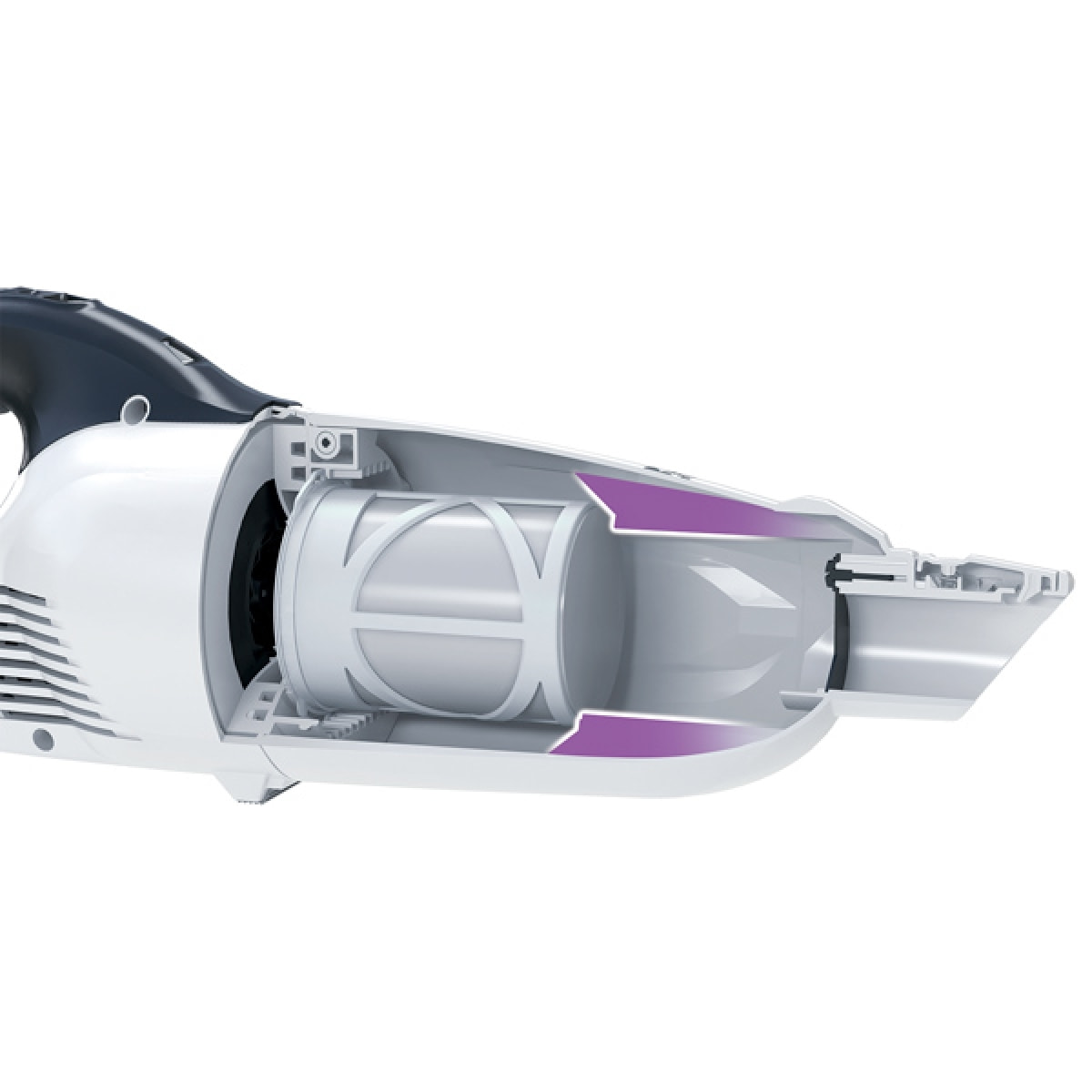 Aspirateur 18V Li-Ion 82 mbar - MAKITA - sans batterie ni chargeur - sac 750 ml - DCL281FZB