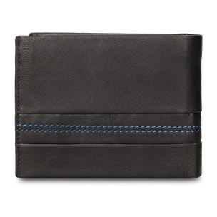 Portafoglio uomo in vera pelle - Modello Silvano Elite - Casual - 12.5 x 9.0 x 2.0 cm
