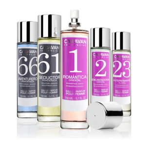 Set de 2 perfumes caravan para mujer nº24 y nº 1