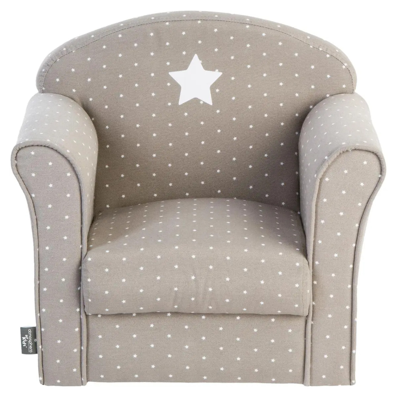 Fauteuil enfant "Classique" gris taupe