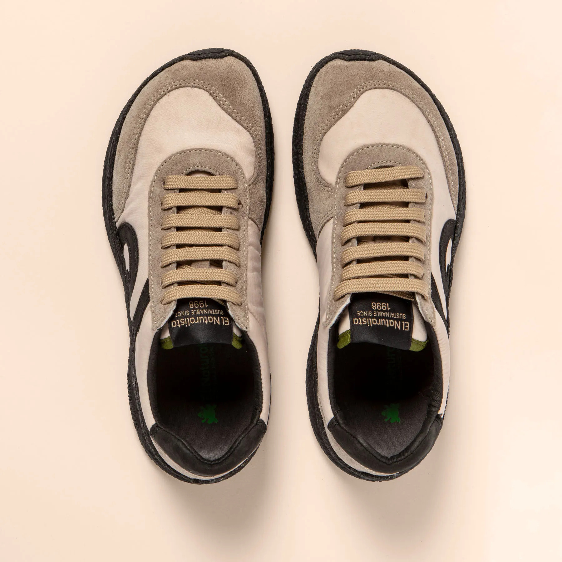 Zapatos N5435A MULTI MATERIAL CREAM/OROEL color Cream