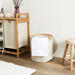 Panier De Rangement Rond Cerclage Bambou