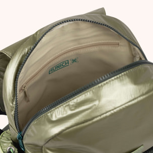 Mochila Técnica para Portátil en Poliamida Reciclada DEEP RECYCLED BACKPACK KHAKI