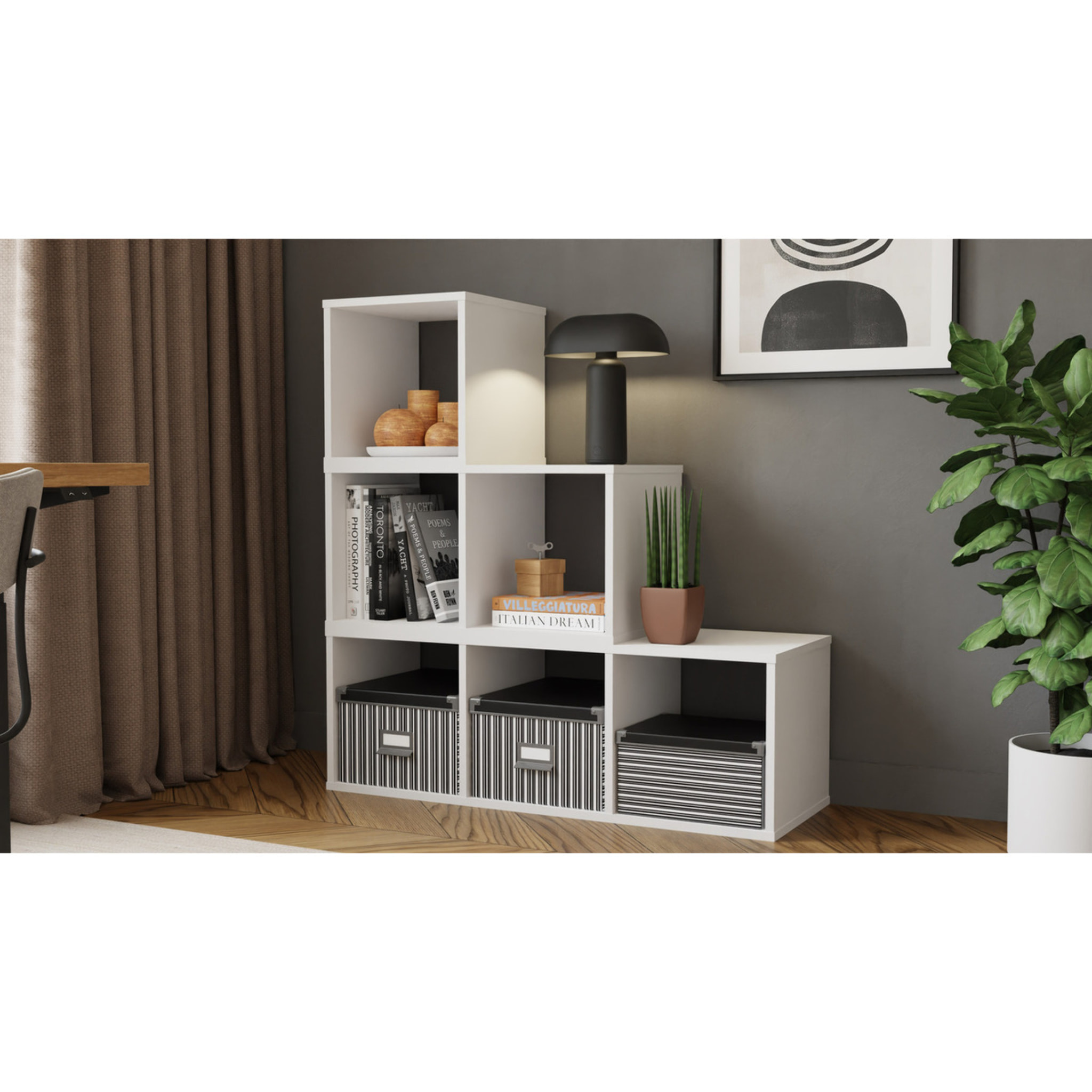 Libreria Modulare Modus 3x1 Bianca