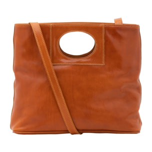 Borsa a tracolla da donna - Modello False - Vera pelle - 28.0 x 33.0 x 10.0 cm