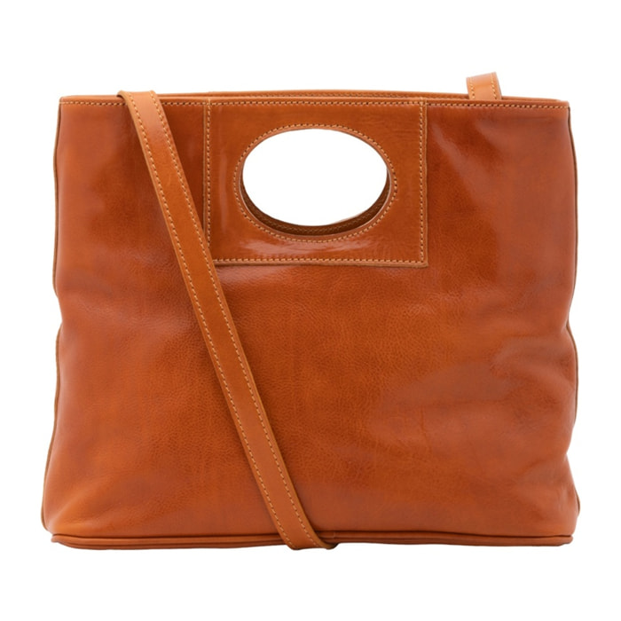 Borsa a tracolla da donna - Modello False - Vera pelle - 28.0 x 33.0 x 10.0 cm