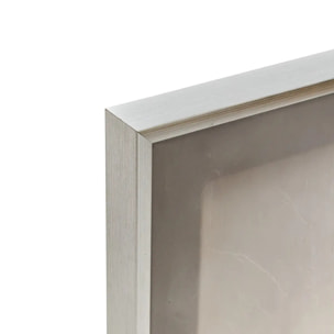 Toile imprimée Vivi 78x78cm gris