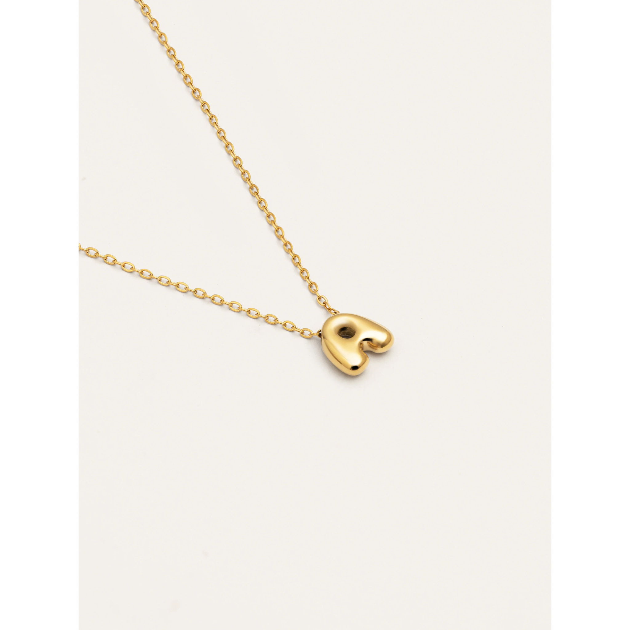 Collana Hailey Letter Acciao Placcato Oro