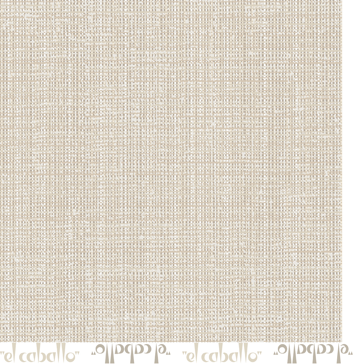 Funda nórdica El Caballo LEVIATAN Taupe - 100% algodón -