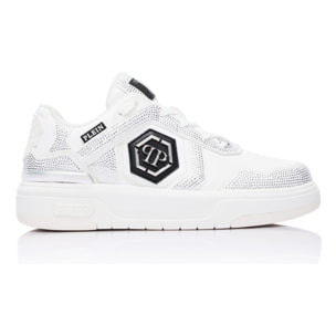 PHILIPP PLEIN Low-Top Sneakers SK8R Strass