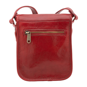 Borsa a tracolla  da uomo In Vera pelle Made in Italy 20x16,5x10 cm
