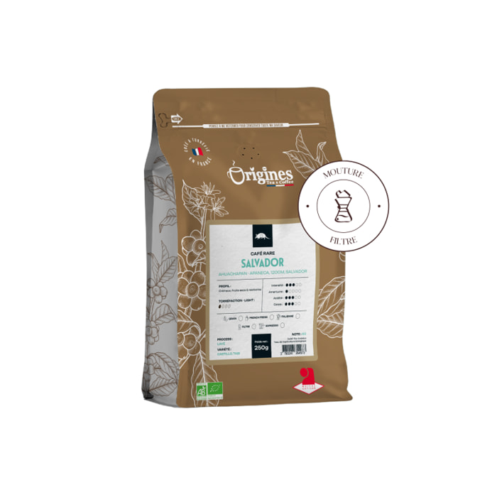Café Rare Bio - Salvador - Moulu Filtre 250g