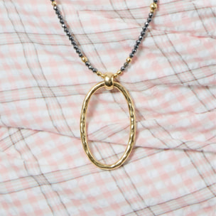 Collar Muqar acabado oro amarillo 18k