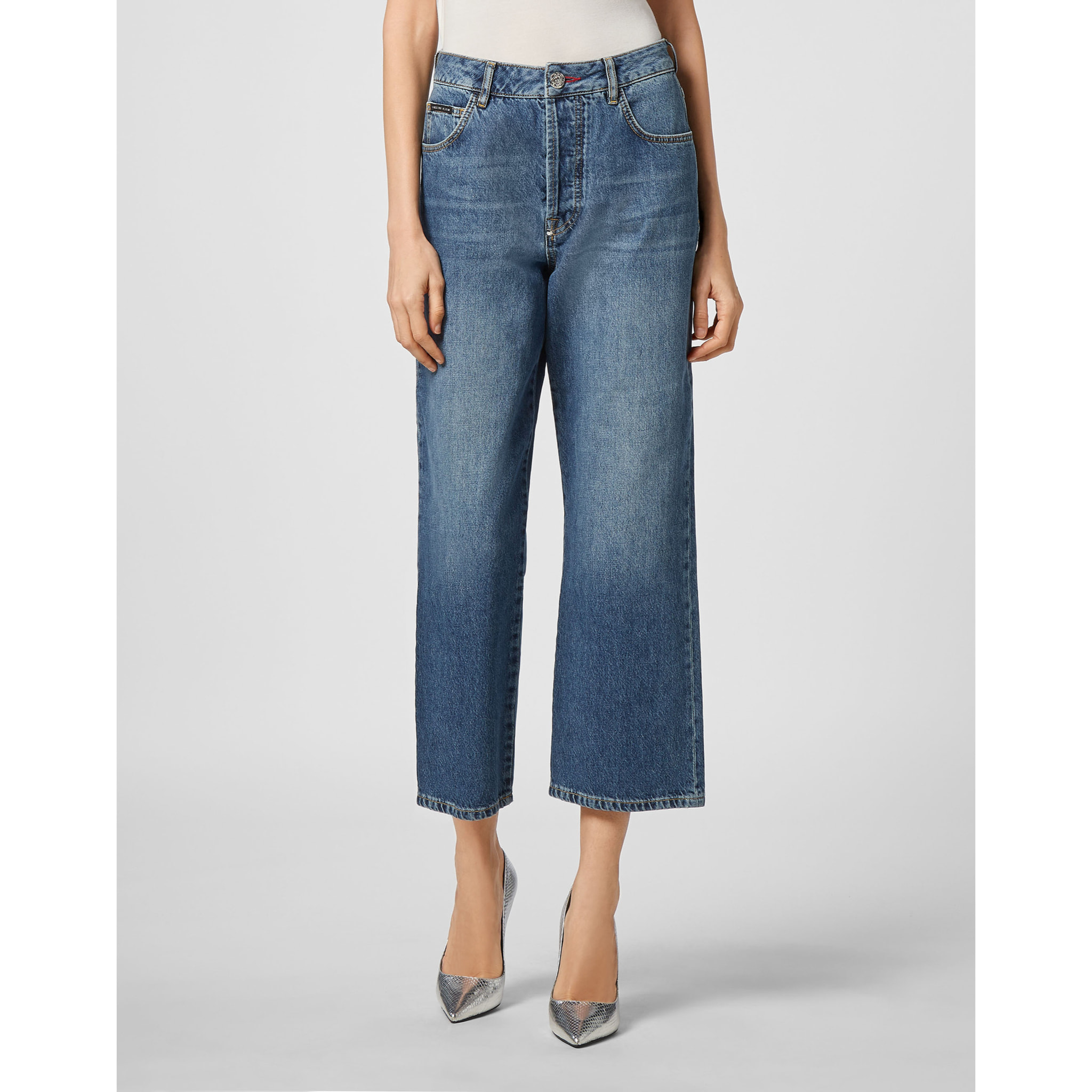 PHILIPP PLEIN Pantalones vaqueros Loose Fit ICONIC PLEIN