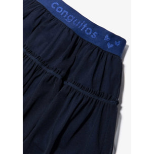 Falda Tul Azul Marino
