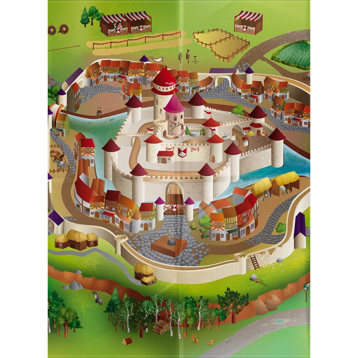 Nappe pour jeu d'enfant Château-Fort