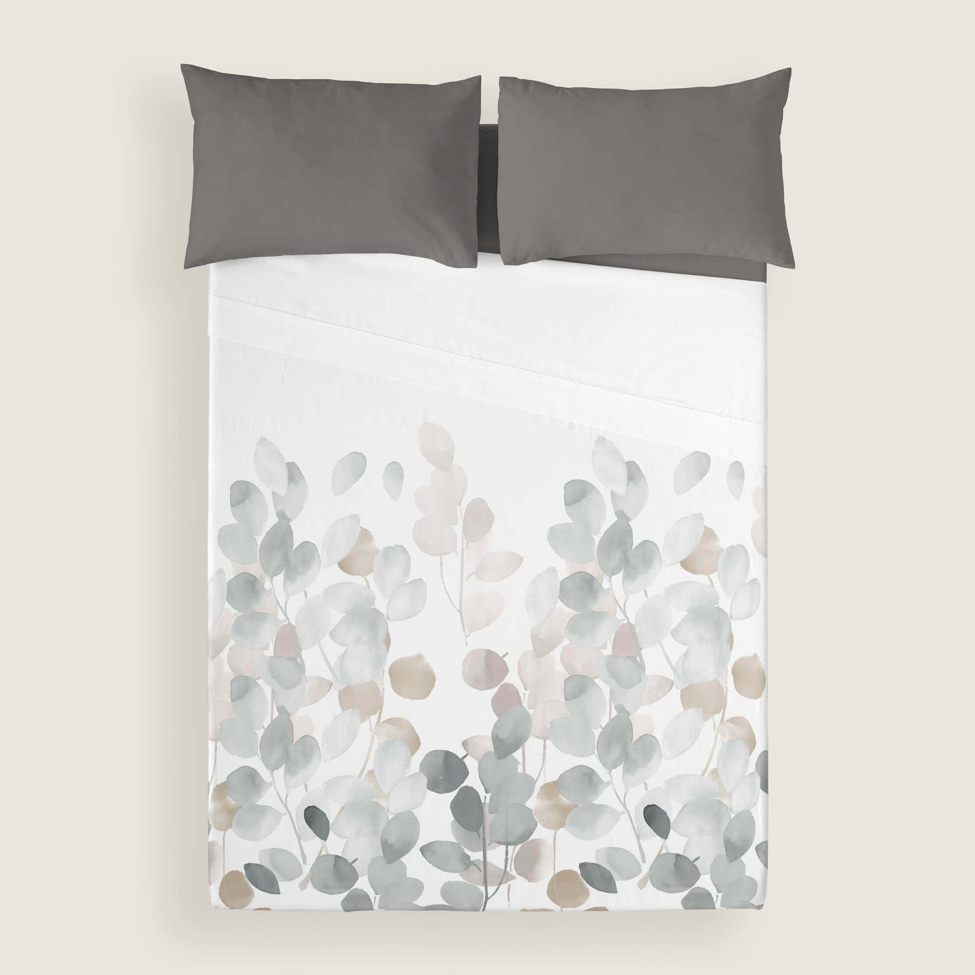 Juego de Sábanas Estampadas - 100% Algodón - Incluye 1 o 2 Fundas de Almohada + 1 Sábana Bajera - Judy