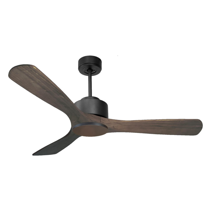 Ventilateur de plafond ø132 cm avec Wifi Réversible Hypersilence 40   W Noir
