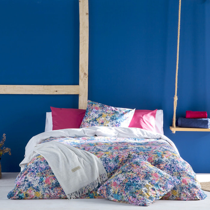 Housse de couette FLORETTE en coton - multicolore- vendue seule