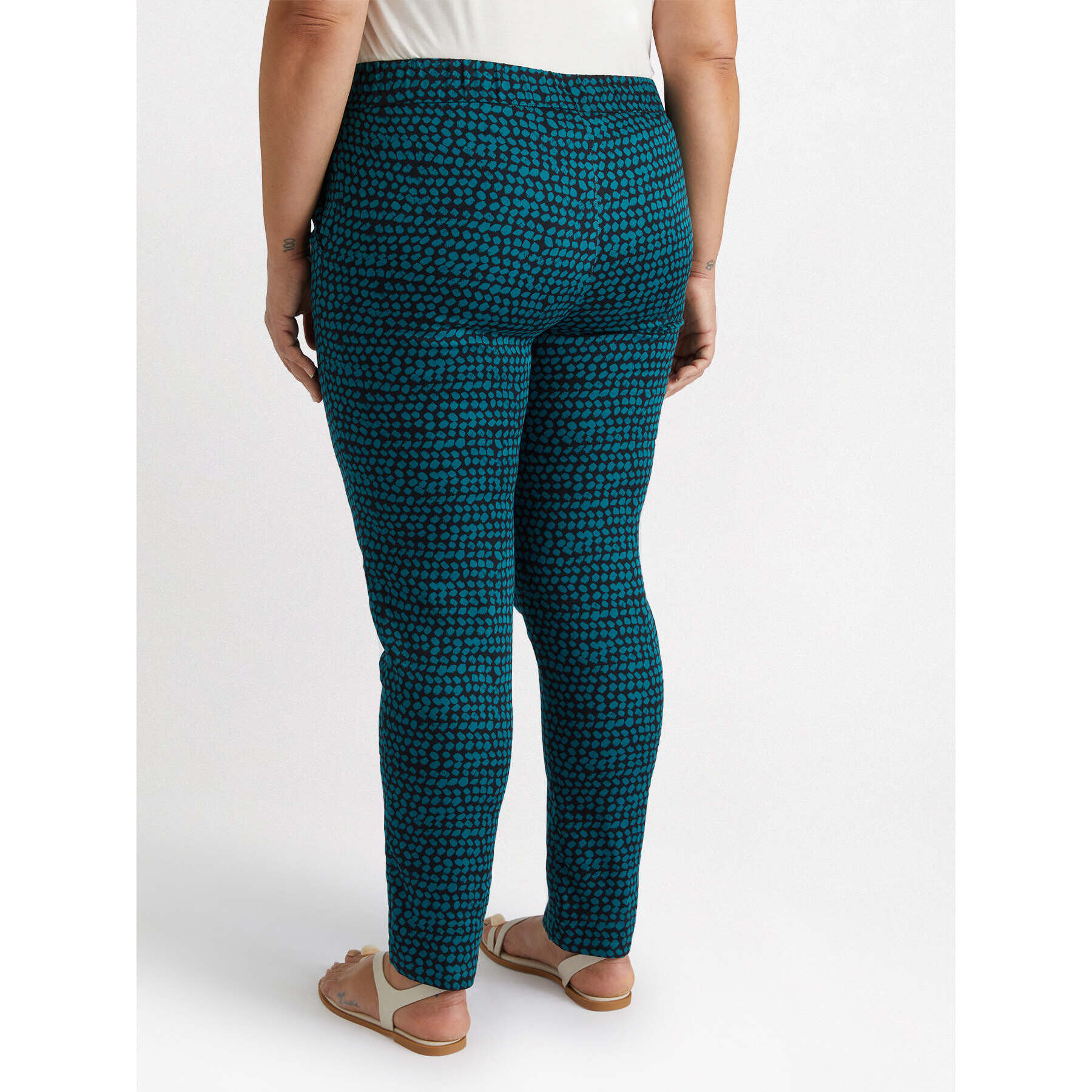 Fiorella Rubino - Pantalón rectos estampados - Verde