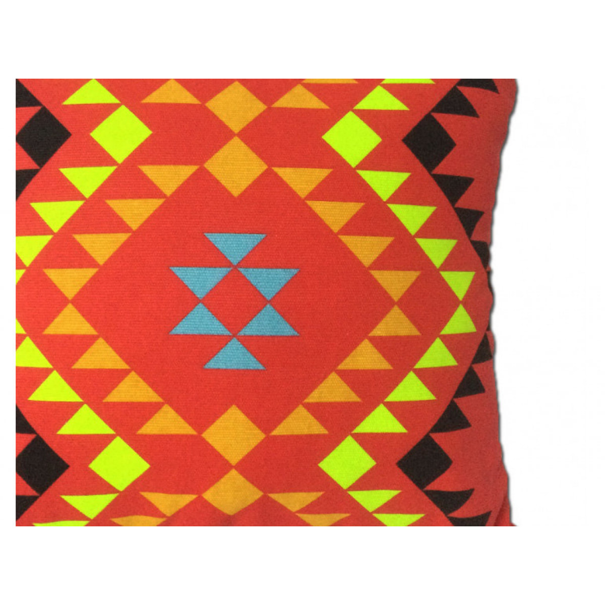 Coussin motif tribal rouge 45*45 - RED TRIBE