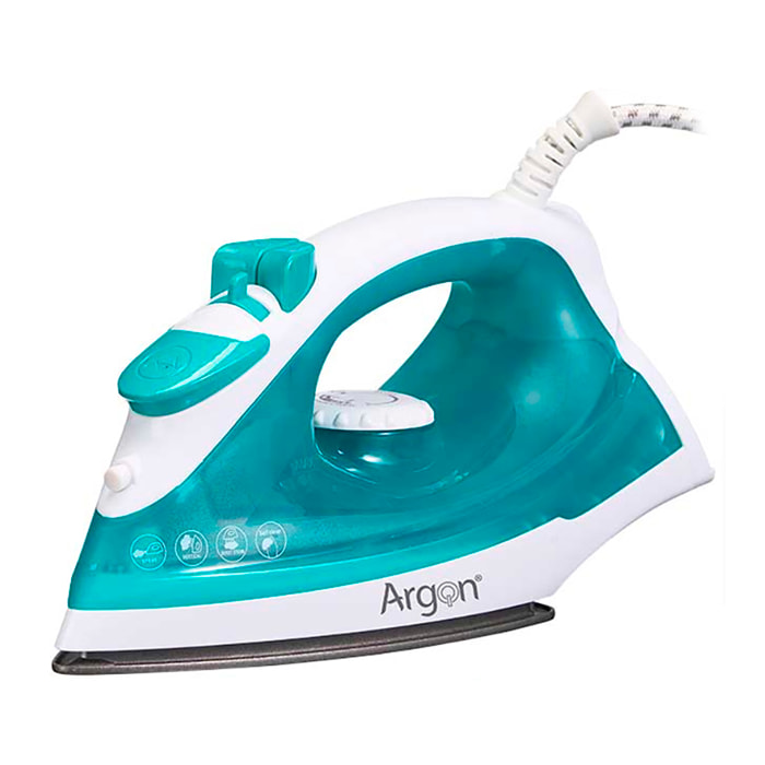 Plancha verde con 1600W de potencia y 170ml de capacidad.