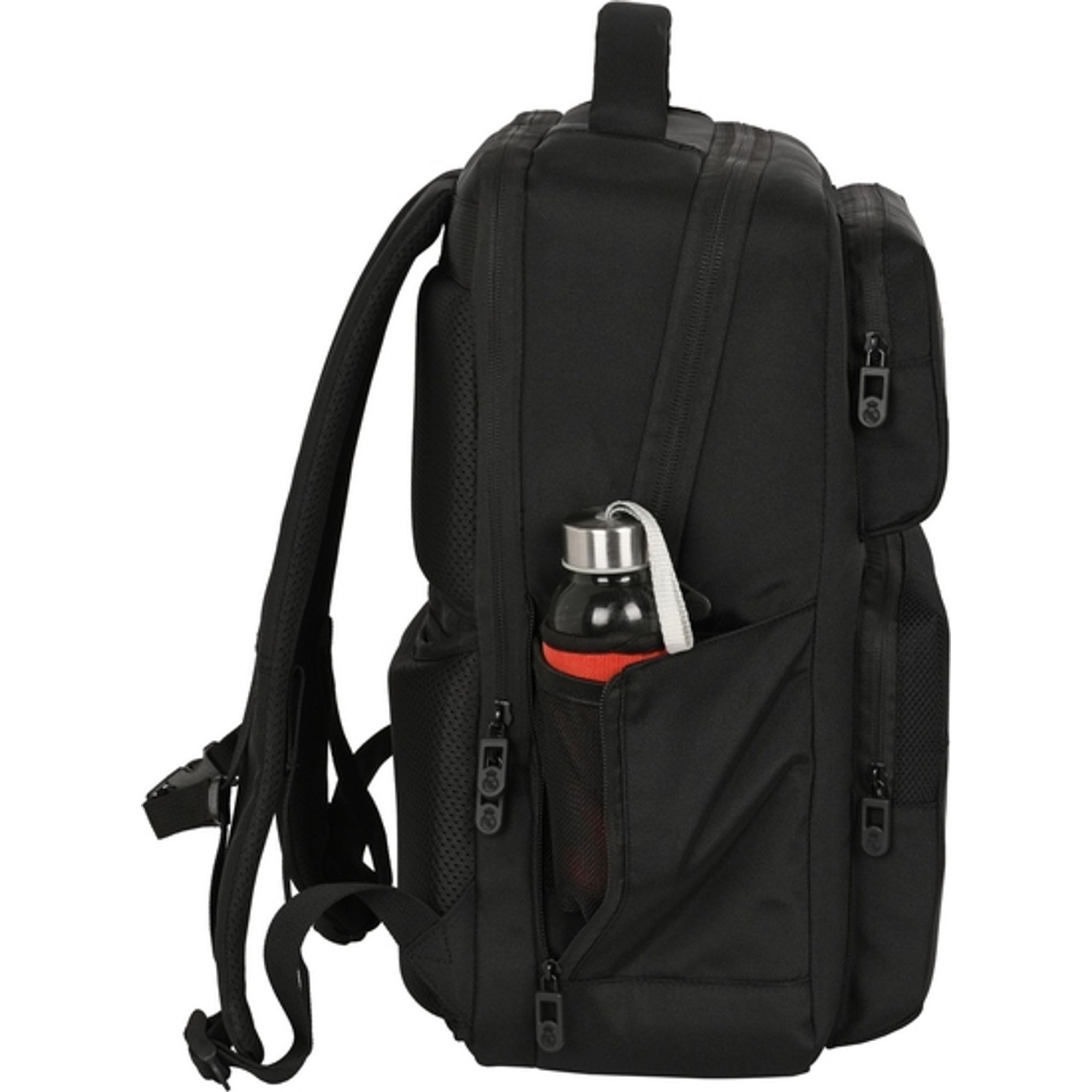 Mochila 2 bolsillos portatil 15,6+usb real madrid premium