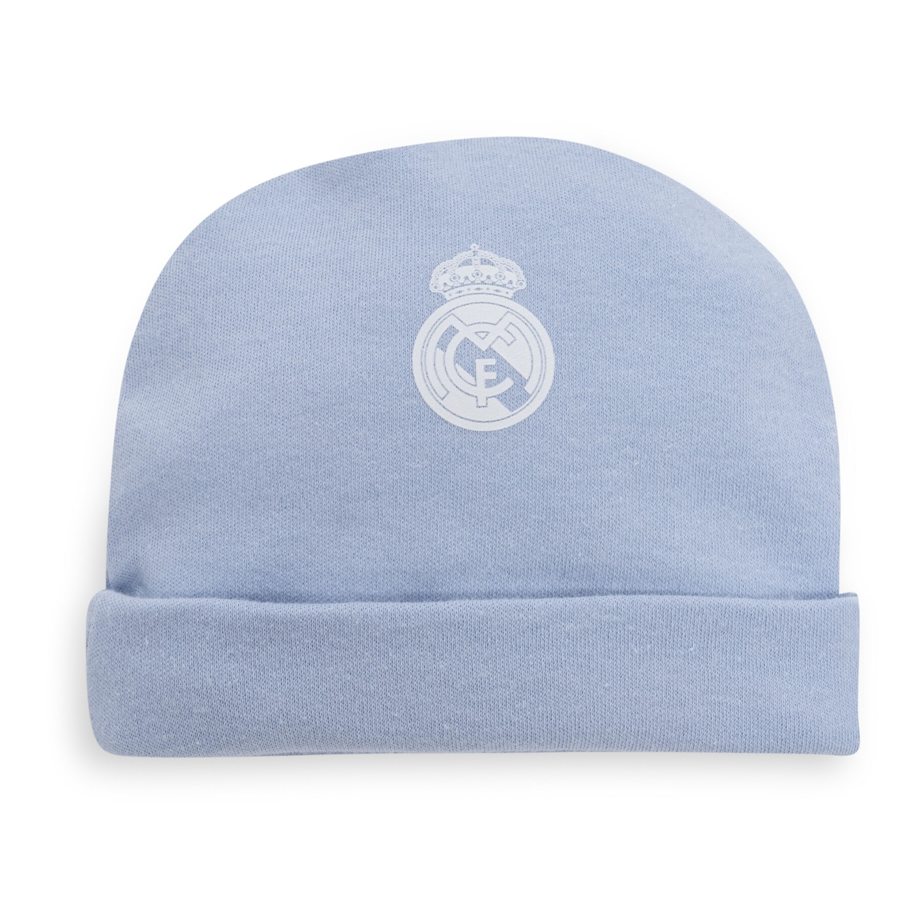 Set Regalo 5 Pcs 100% Alg  T 0-6 m Mod Real Madrid Azul