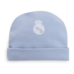 Set Regalo 5 Pcs 100% Alg  T 0-6 m Mod Real Madrid Azul