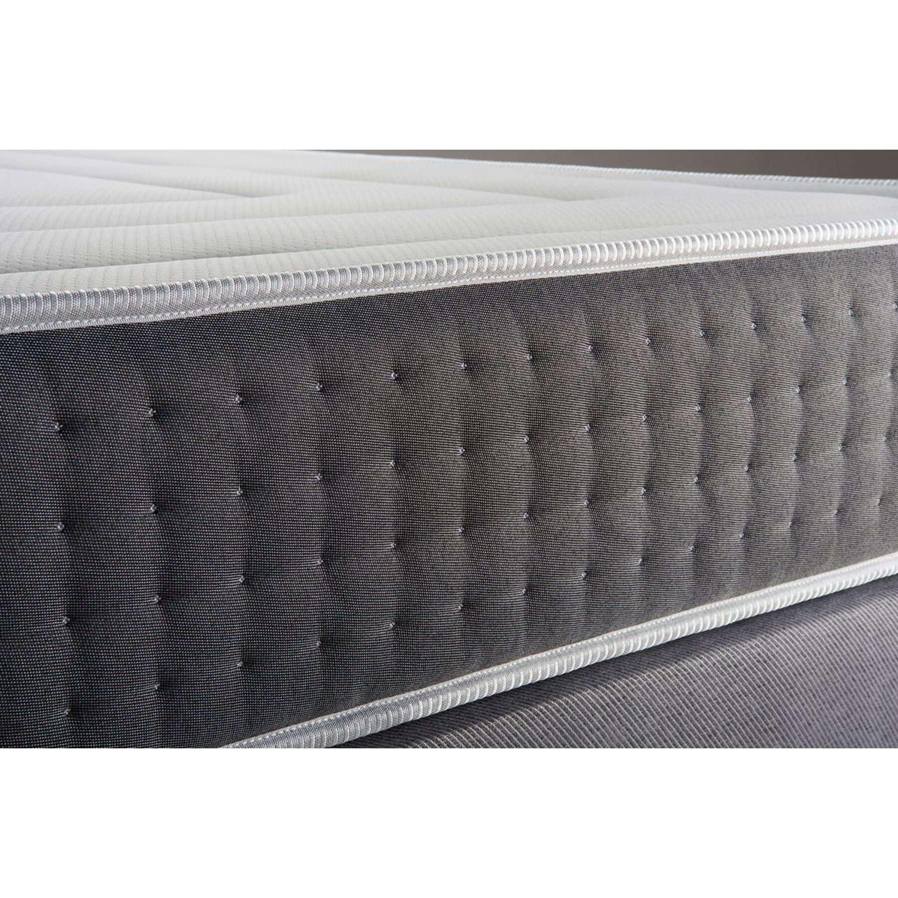 Matelas Vingt-Six - 26cm - Ressorts ensachés et mémoire de forme - Confort hôtelier - Soutien point par point