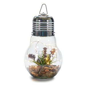 Bombilla lavanda tira led grande. Diseño aleatorio.