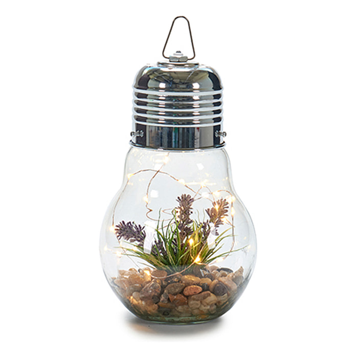 Bombilla lavanda tira led grande. Diseño aleatorio.