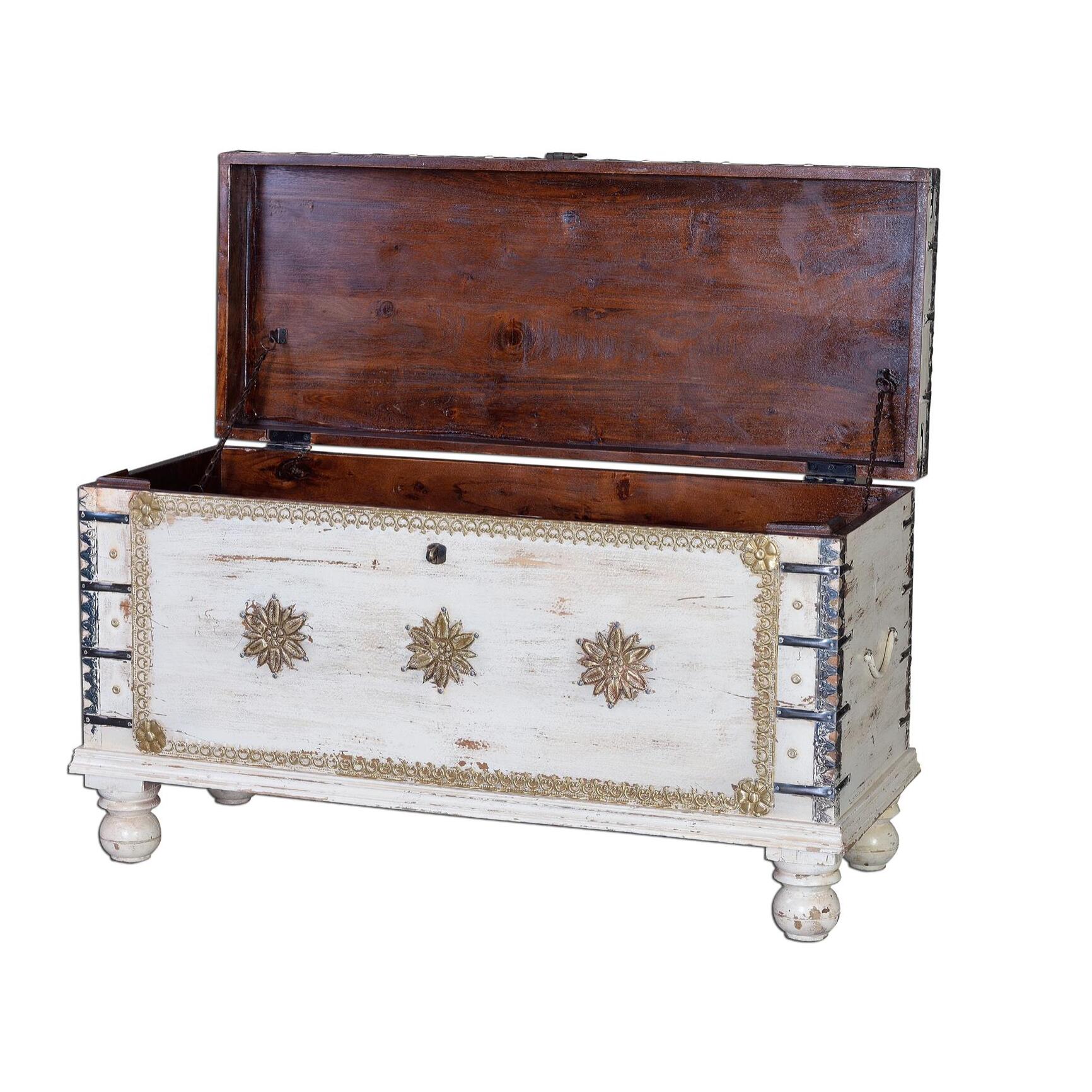 Baúl - madera de mango - 100x40x57cm