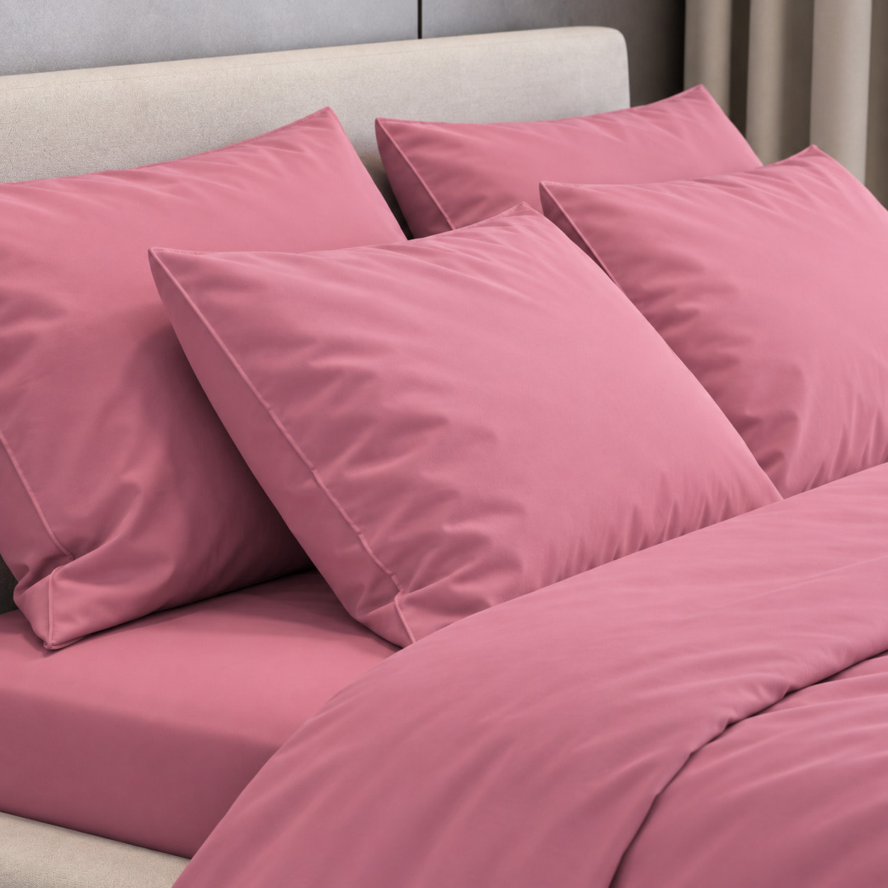 SARTORIALE Completo letto Elegance Tinta Unita in Percalle
