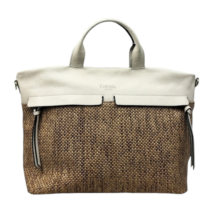 Borsa a mano Cheval Firenze Portofino Beige