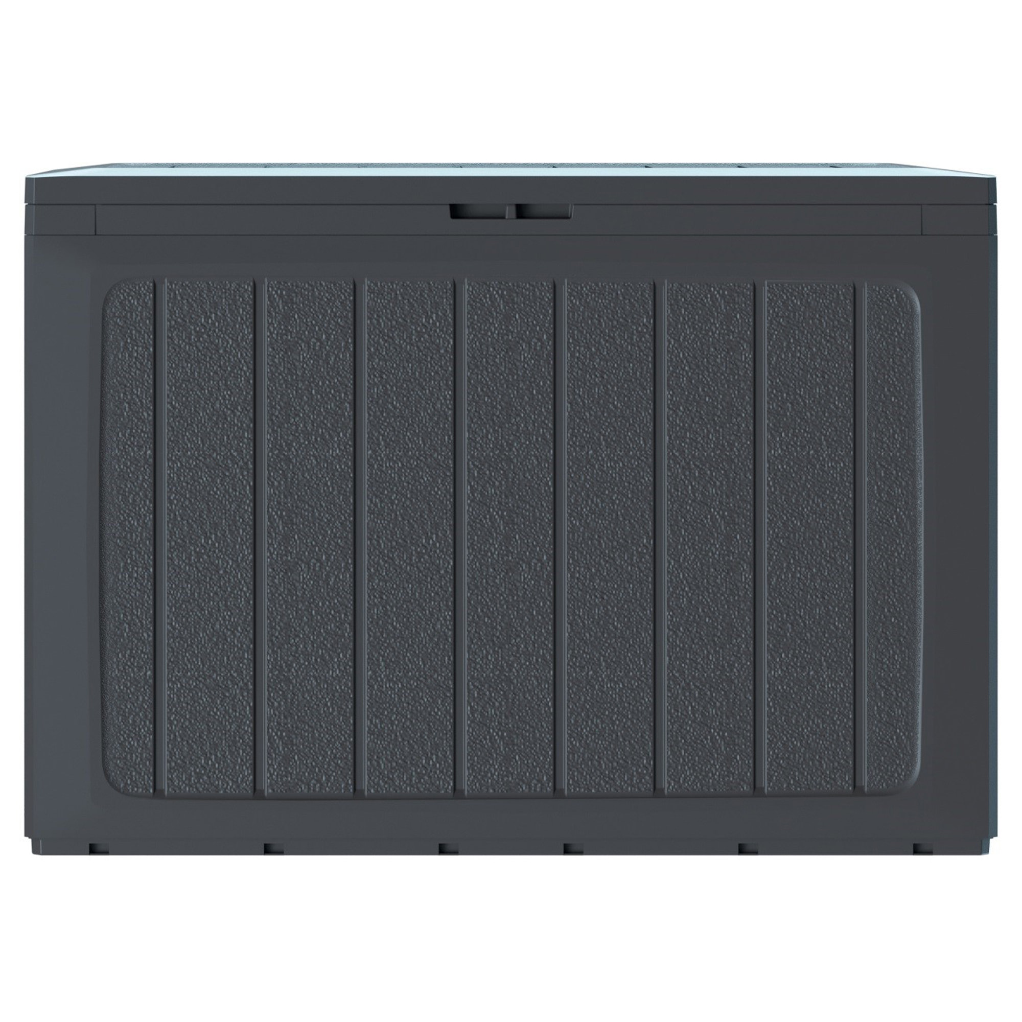 Baul de jardin 190 litros Prosperplast Boardebox de plastico en color antracita 78 x 43,3 x 55 cm