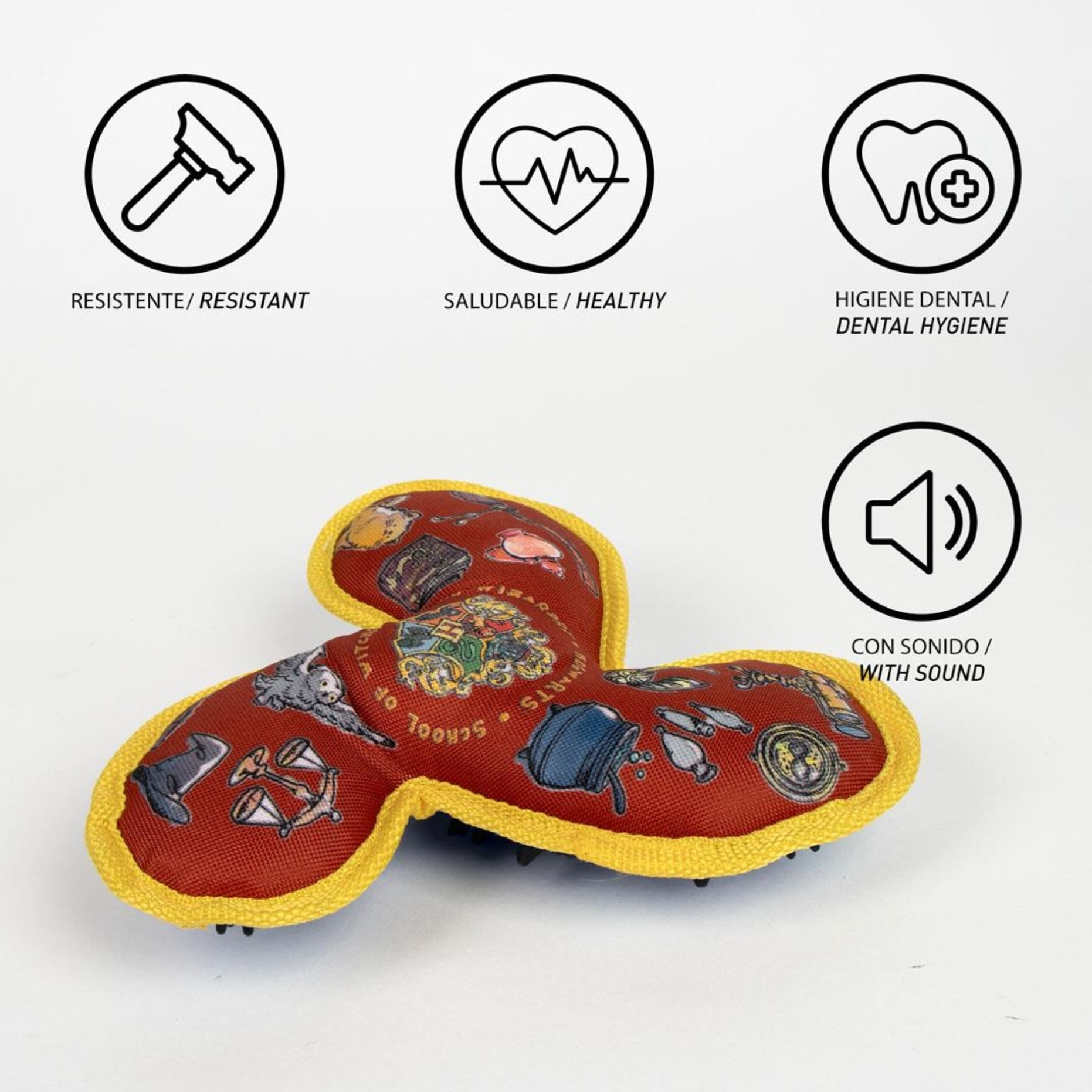 Juguete boomerang para perros diseño harry potter